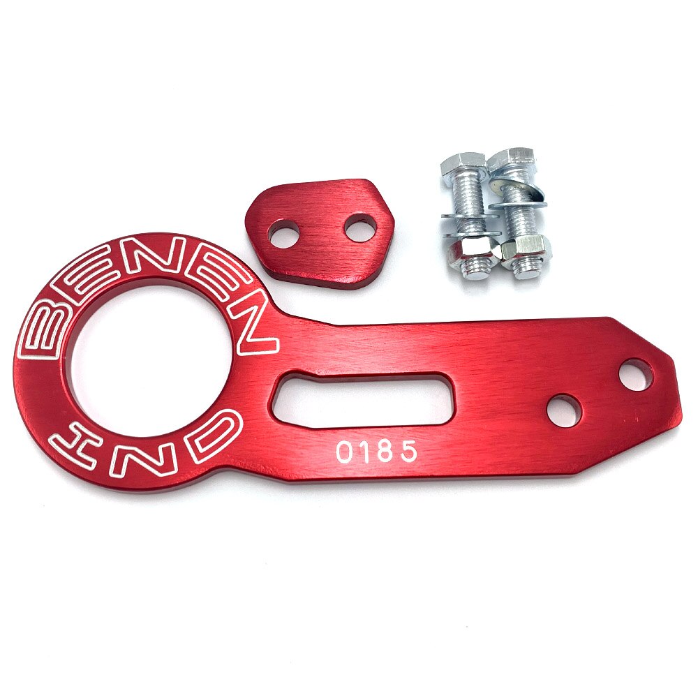 Barras de remolque de coche Universal de aleación de aluminio con estilo gancho de remolque trasero accesorios de decoración multifunción