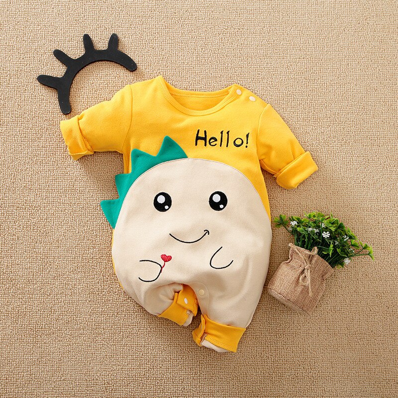Peleles para bebé recién nacido, ropa para niña y niño, Mono de manga larga, ropa de niño bebé, trajes para niño recién nacido: LTY3241 yellow / 59cm