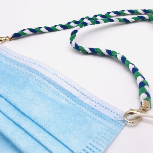 Adjustable Face Mask Lanyard Mask Extension Rope Elastic Band Anti-stroke Artifact Hanging Neck Mask Lanyard Anti-lost Ear Strap: 17