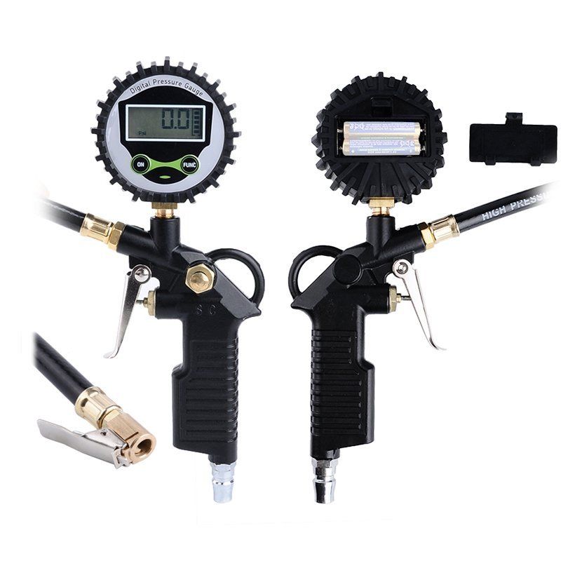 Digital LCD Tyre Tire Pressure Gauge Barometer Car... – Grandado