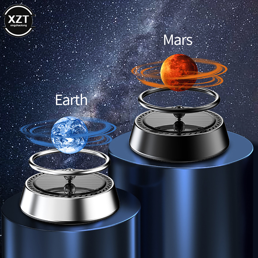 Solar- Interstellare Kugel Drehen Auto Aromatherapie Fahrzeug Parfüm Lufterfrischer Auto Ätherisches Öl Diffusor Auto Duft Dekorieren