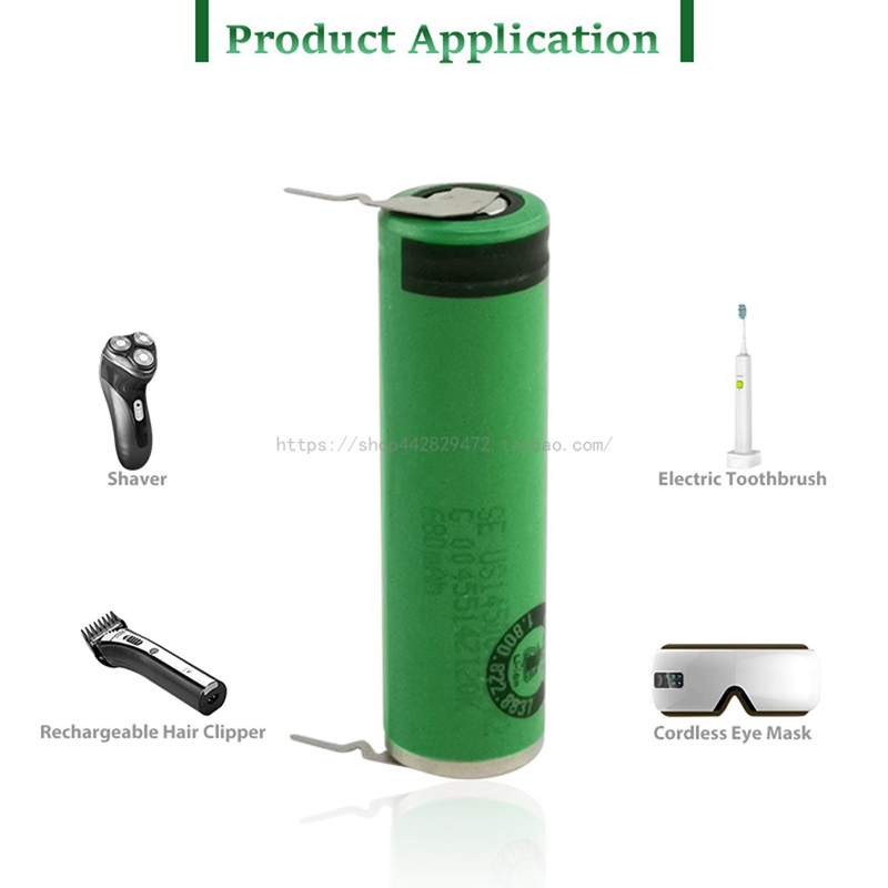 Elektrisk tandbørste batteri  hx6930 6730 us14500 vr 2 3.7v