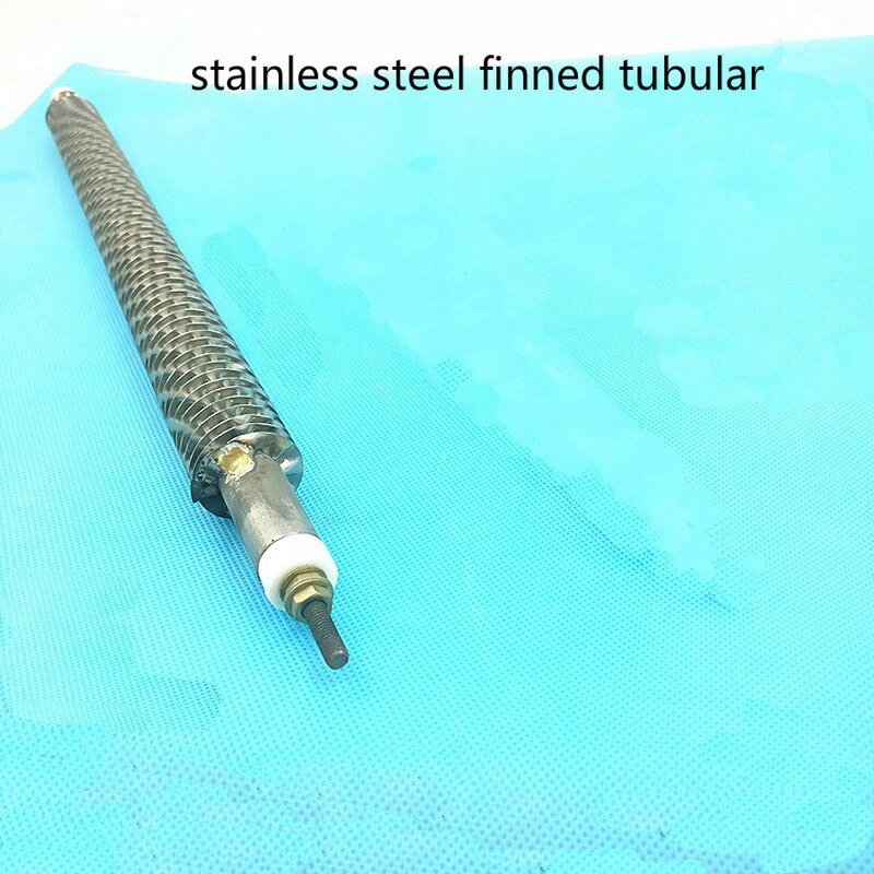 1 stainless steel finned tube heater for stove oven heating accessories finned tube conduit heater element straight