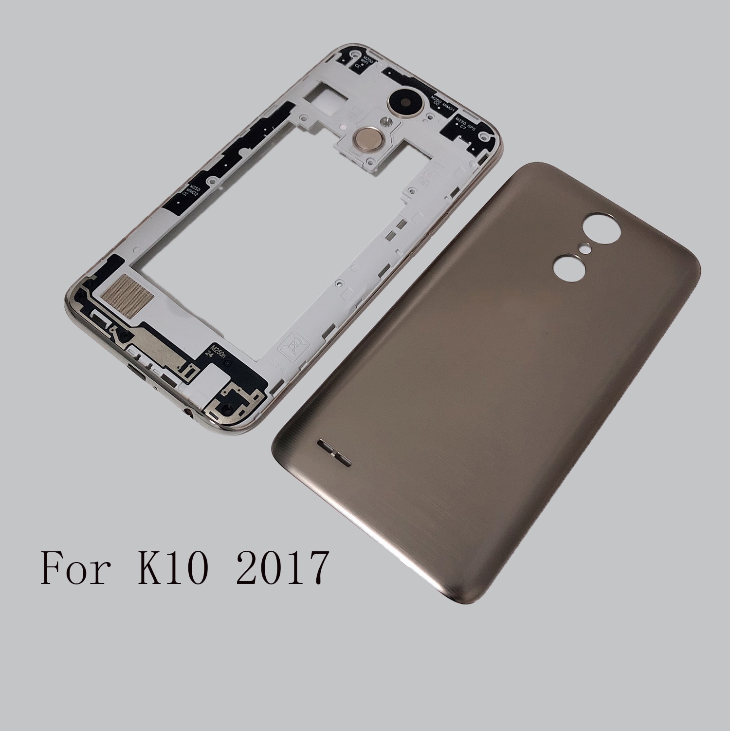 Behuizing Voor LG K10 M250 M250N M250E M250DS Midden Frame Cover 1 Sim/2 Sim + Batterij Back cover