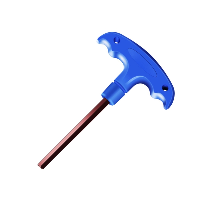 Reliable T-Handle Allen Wrench with Rubber Grip Long Handle Allen Key