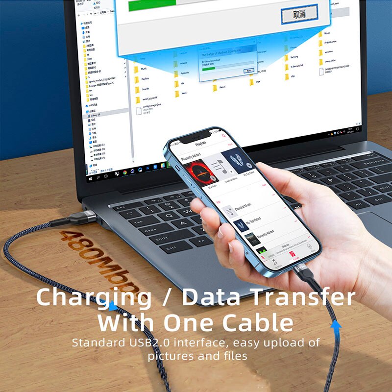 Essager USB C Kabel Für iPhone 12 11 Profi Max Xs PD 20W Schnelle Ladung USB Typ C Für iPhone iPad Ladegerät Daten Kabel Draht Kabel 2M