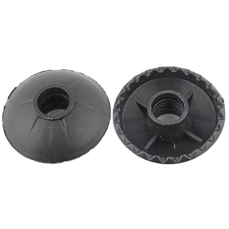 12PCS 54mm Black Trekking Pole Round Snow Ski Mud Basket Hiking Walking Stick Basket Replacement Accessory