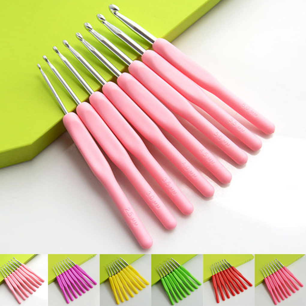 Qzlknit 9 Stks/set Roze Gradiënt Zachte Rubberen H... – Vicedeal Qzlknit 9 Stks/set Roze Gradiënt Zachte Rubberen H... – Vicedeal
