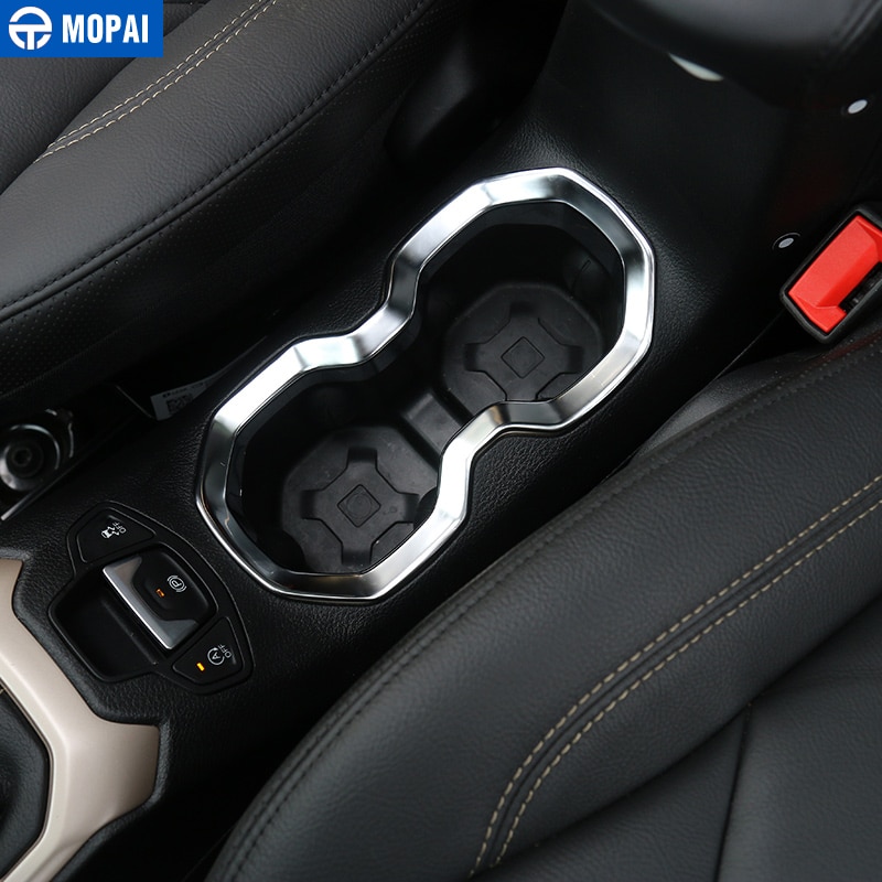 Para coches MOPAI Interior accesorios ABS sostenedor de taza decoración pegatinas para Jeep renegado bebidas titular estilo