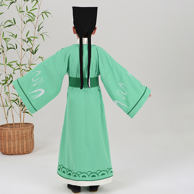 Kinderen Traditionele Kostuum Jongen Hanfu Gewaad Kleding Kids Tang-dynastie Oude Chinese Volksdans Kostuums Outfit