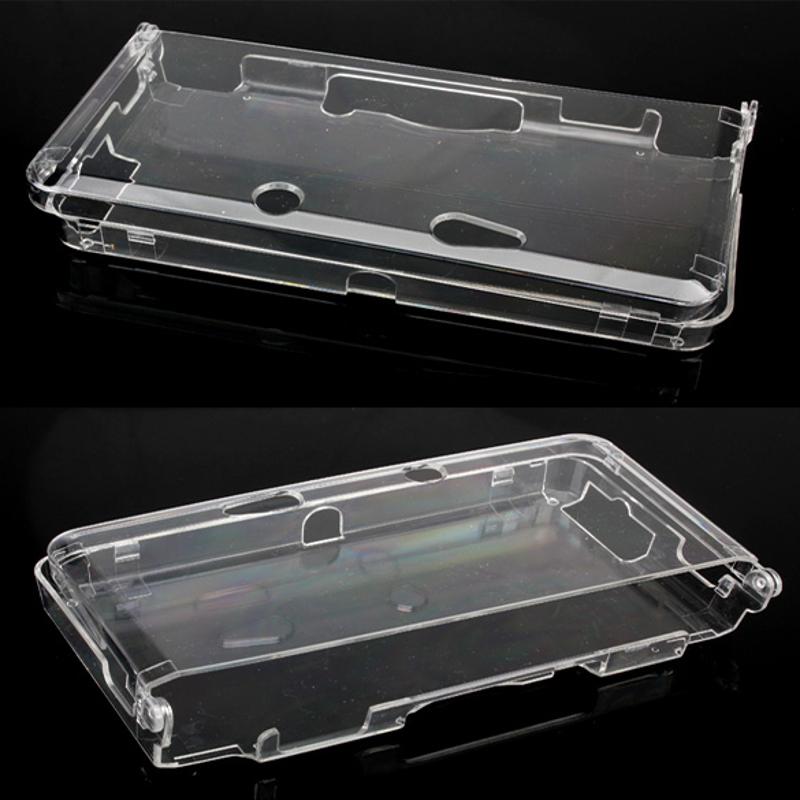 New Crystal Clear Duro Della Cassa Della Pelle Della Copertura di Protezione Completa di Plastica da gioco Accessorio della copertura di Caso per Nintendo 3DS N3DS Console