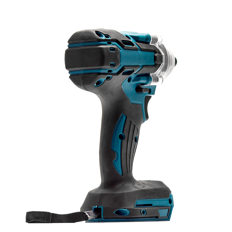 18v børsteløse trådløse elektriske slagnøkler 520nm oppladbare 1/2 skiftenøkler for makita 18v batteri+nøkkelsokkel +3000 mah batteri