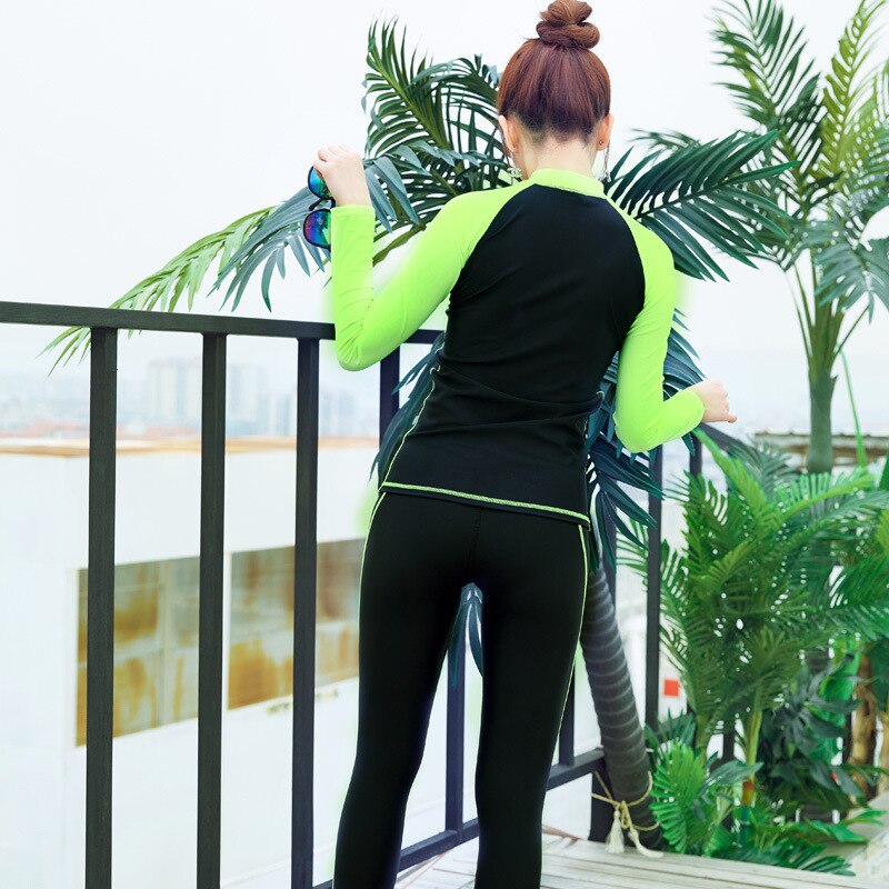 Women's Wetsuit - Full Body Long Sleeve - Sun Protection - Surfing Snorkeling Suit