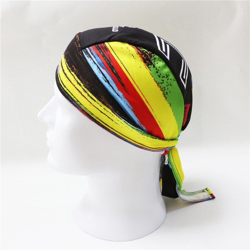 Pirate Bike kolarstwo czapki Bandana Ciclismo przenośne Casquette sport Gorro Invierno Hombre chustka na głowę Bicicleta kapelusz