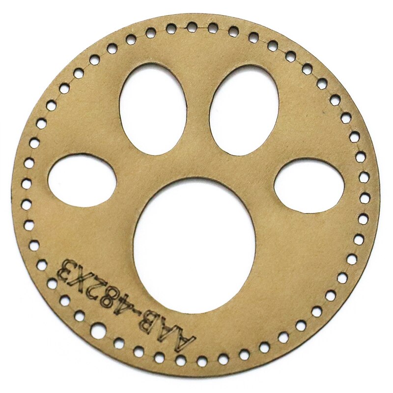 1Set DIY Kraft Paper Template Lovely Cat Paw Pendant Cartoon Animals Keychain Leather Craft Pattern DIY Stencil Sewing Pattern