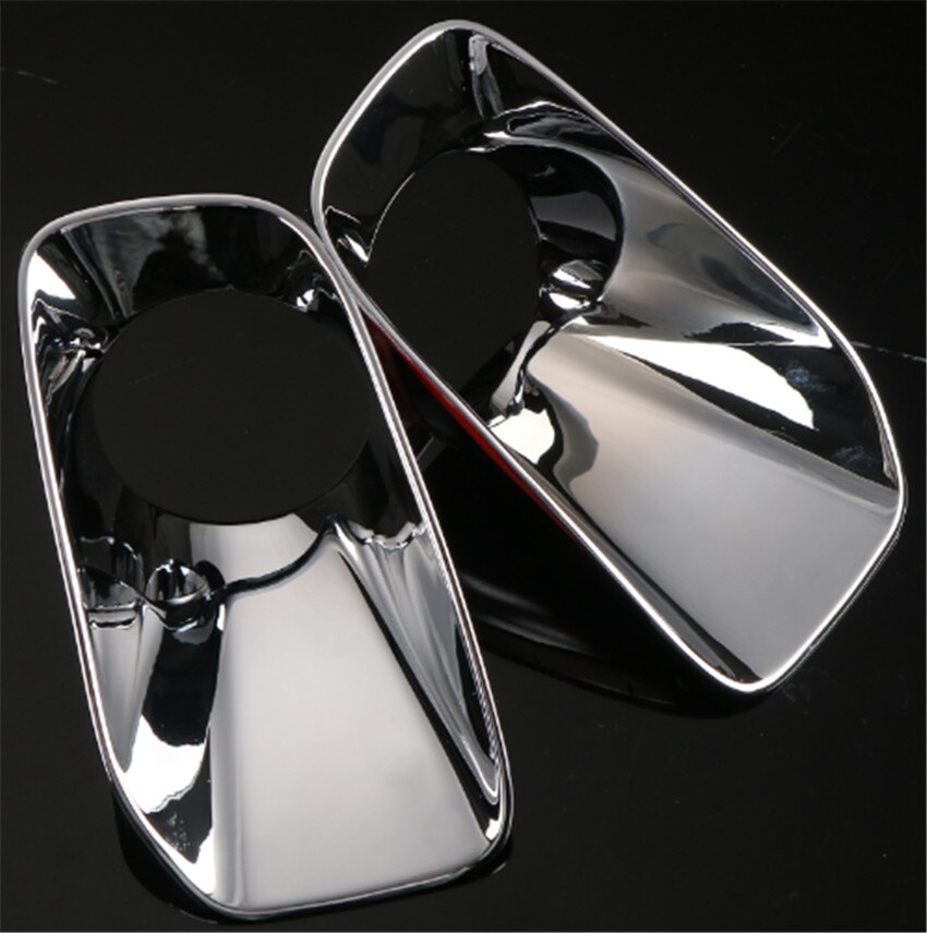 Yaquicka auto exterieur mistlamp voor lamp afdekkap trim frame styling mallen voor jeep renegade abs: Helder zilver