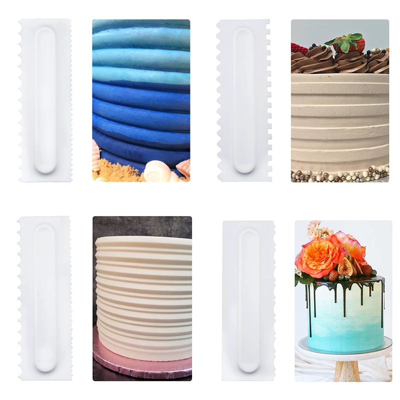 Bakken Taart Decoreren Draaitafel Set Ronde Cakevorm Kam Schraper Soepeler Fondant Dessert Kit Bakken Set Gebak Levert