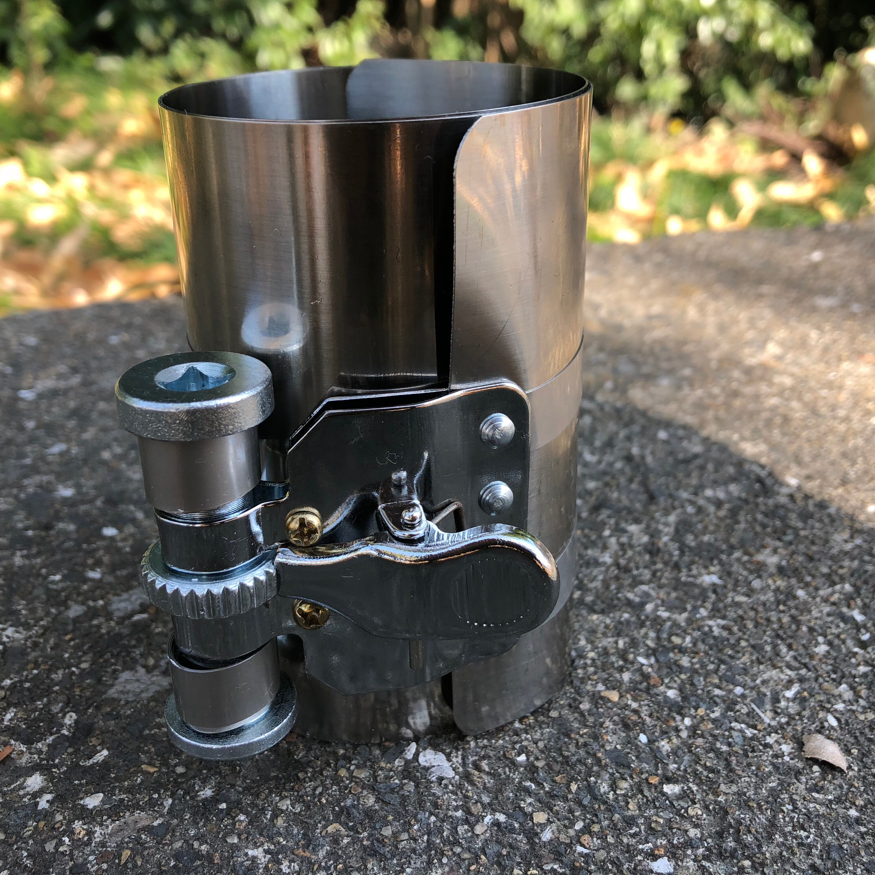 Car Engine Piston Ring Compressor Tool Wrench Adjustable Installer Band Tools