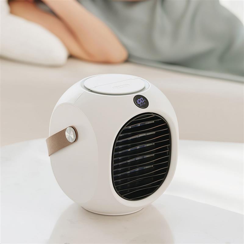 3 In 1 Mini Air Cooler Portable Air Conditioner With Handle Multifunctional Desktop Air Cooler With Humidifier Fan Light