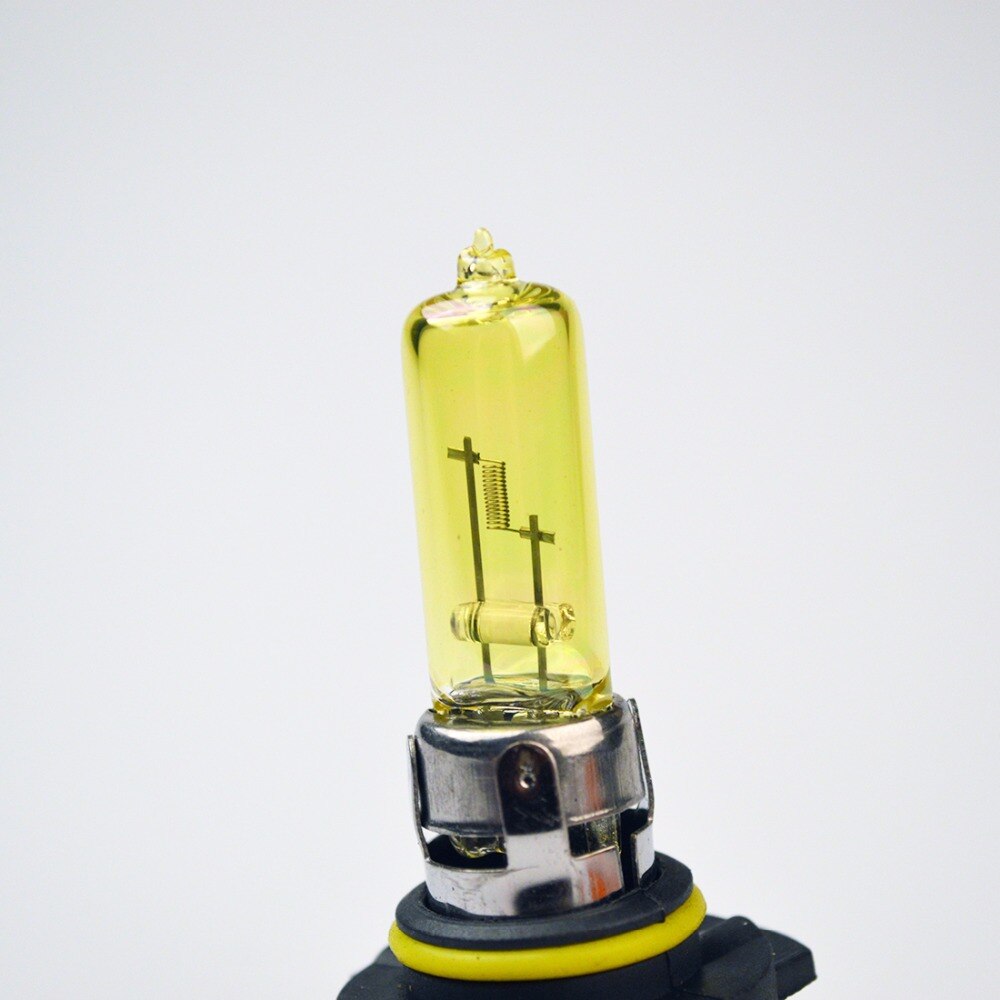 Hippcron Halogen Lamp HB3 9005 12V 60W Yellow Glass 2 PCS 3000K Quartz Glass Car HeadLight Automotive Bulb