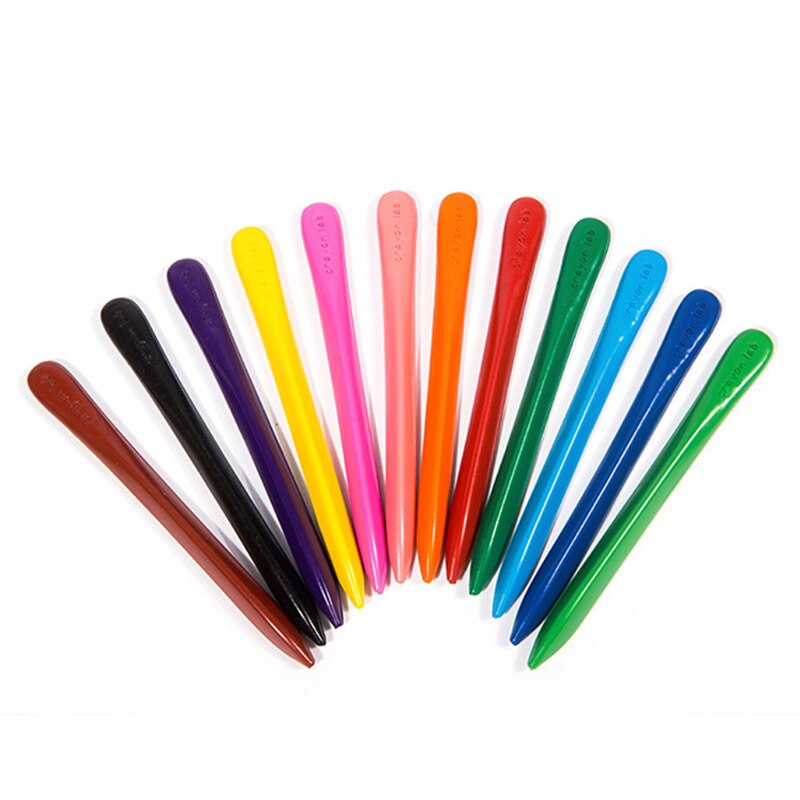 36 Colors Triangular Crayons Triangular Colouring Pencil for Students Kids Children H-best