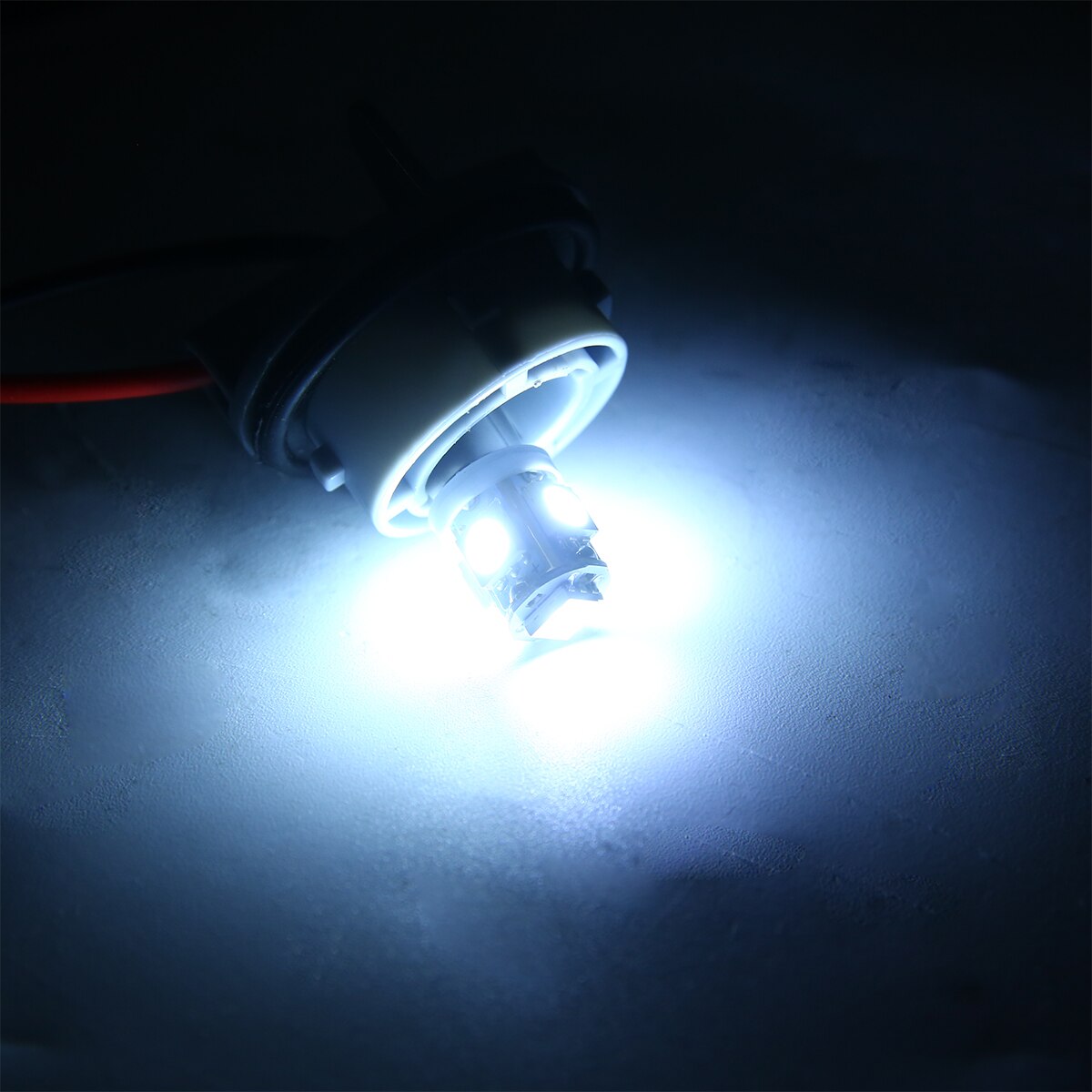 10pcs 12V T11 BA9S 5SMD LEDs Bulb T4W 3886X H6W 363 5050 Super White Car Interior Dome Map Light Signal Lamp