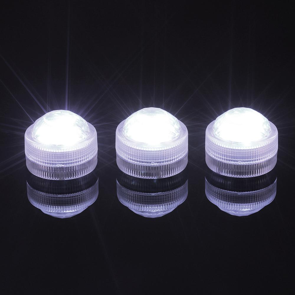 LED Piscina Submersible Waterproof Light Battery Operated Underwater Night Lamp Outdoor Vase Bowl Garden Party Decoration