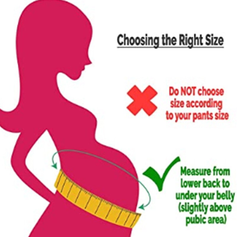 Ademende, verstelbare taille-/rug-/buikband voor zwangere vrouwen, zwangerschaps- en postpartumverband, beige