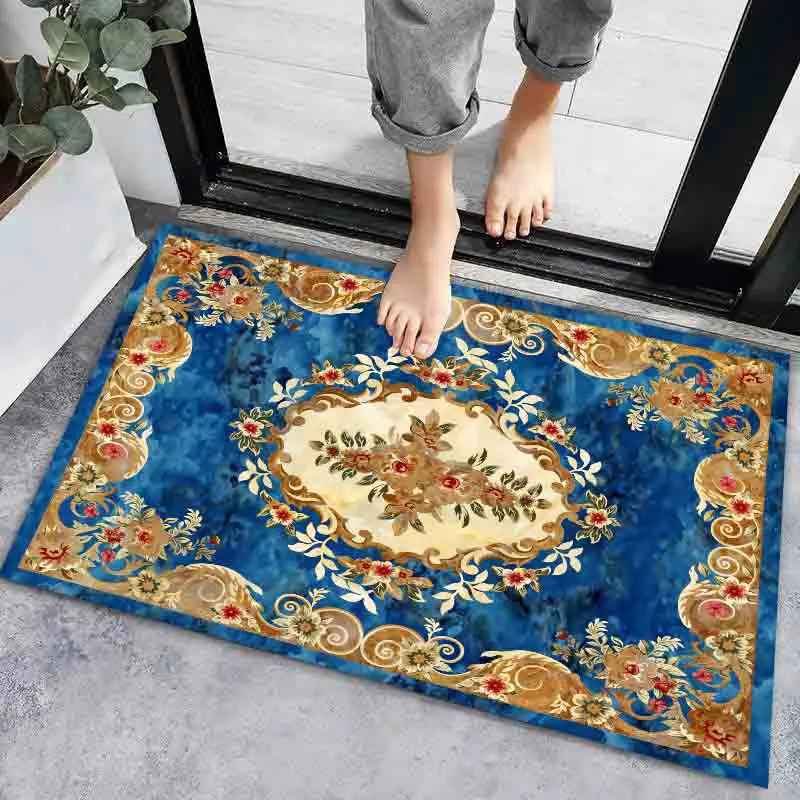 Alfombra antideslizante para puerta de entrada, alfombra moderna súper absorbente para el suelo del hogar y el baño, alfombra para el suelo del pasillo, entrada