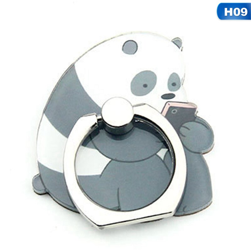 Handy Ständer Halter Cartoon Schönheit Dame Finger Ring Smartphone Niedlichen Tier Bär Panda Halter Stehen: 9