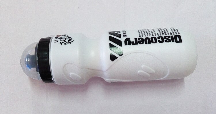 650Ml Fiets Bidon Outdoor Fiets Fietsen Sport Drink Jug Fles Houder Plastic Cycling Drink Water Fles: WHITE