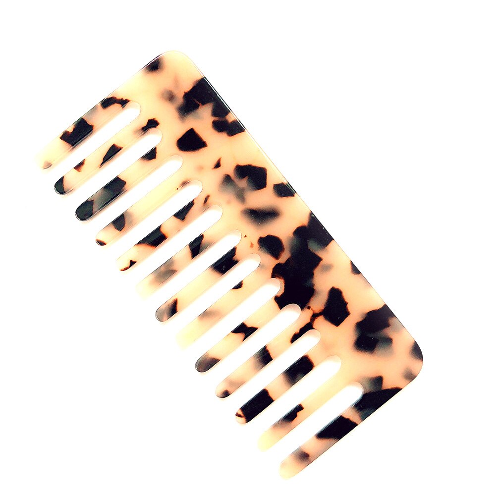 Mini Azijnzuur Plaat Kam Haar Borstel Eenvoudige Anti-Statische Print Kappers Kammen Stijl Kappers Gereedschap: H