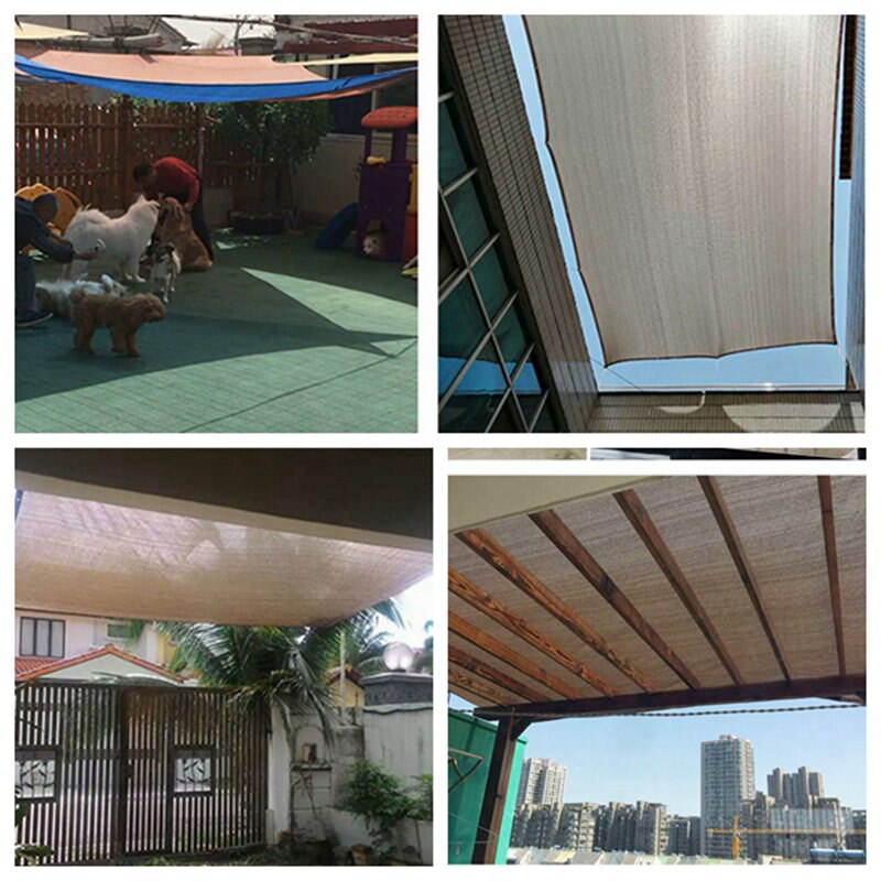 1M Wide Black Sun Shade Net Outdoor Garden Sunscreen Sunblock Shading Net Balcony Courtyard Orchid Succulent Sun Shelter