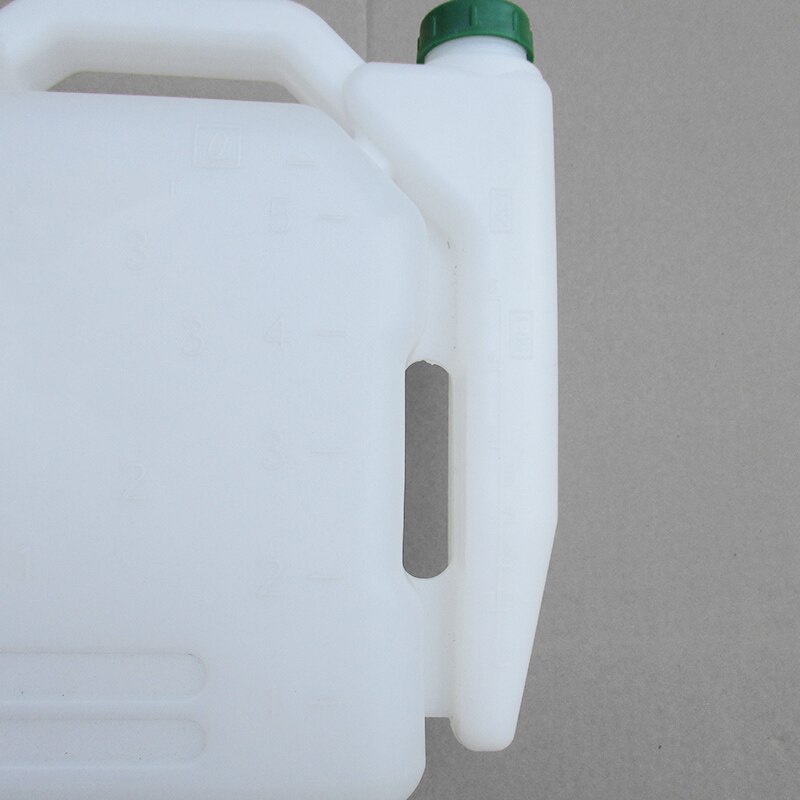 5 liters olje bensin drivstoff blande flaske tank 2 takts olje blande flaske 20:1 ~ 50:1 for trimmer motorsag gressklipper deler holdbare