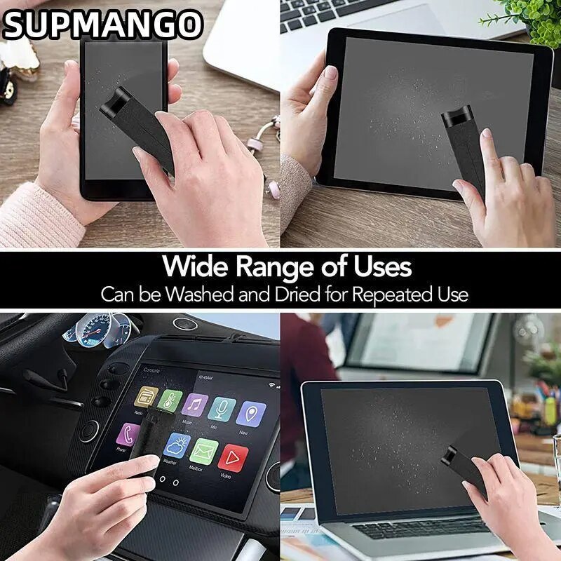 2w1 Zestaw butelek z mikrofibry robić czyszczenia ekranu Zestaw butelek z rozpylaczem Telefon komórkowy Ipad Komputer Ściereczka z mikrofibry Chusteczki robić czyszczenia okularów Iphone