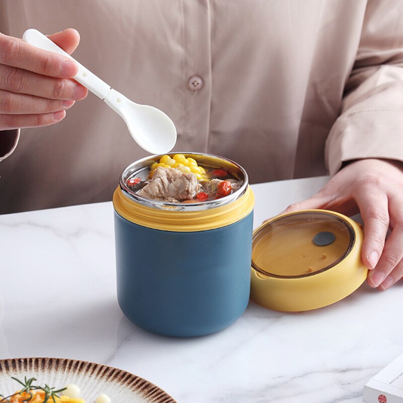 Insulated Container Leak Proof Food Soup Container Lunch Thermoses For School Office Thermal Lunch Box Bento Bowl