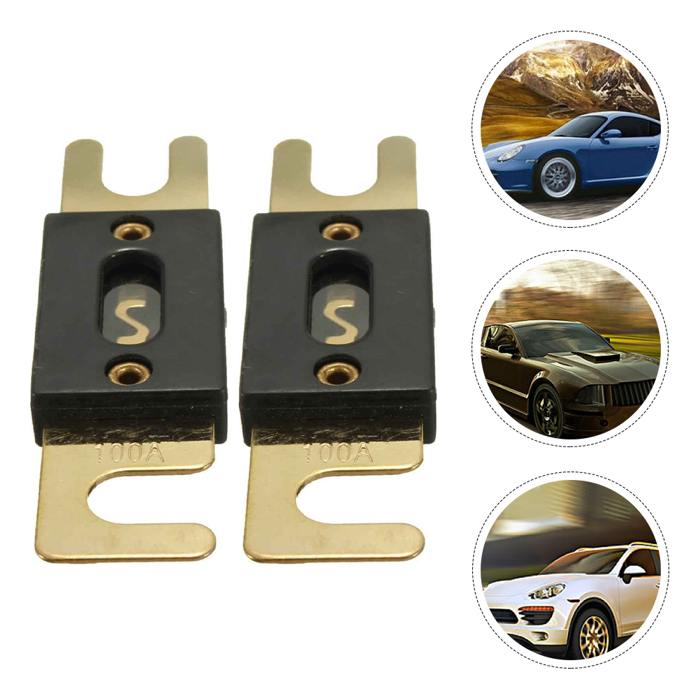 2pcs Inline Fuse Convenient Durable Practical Supply Accessory Fittings for Car Vehicle Auto: Default Title
