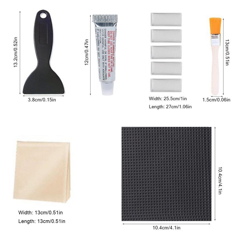 15pcs Trampoline Patch Repair Kit 4 x 4 in Rectangular Trampoline Mat Repair Set For Tear Or Hole Fixing Trampoline Accessories