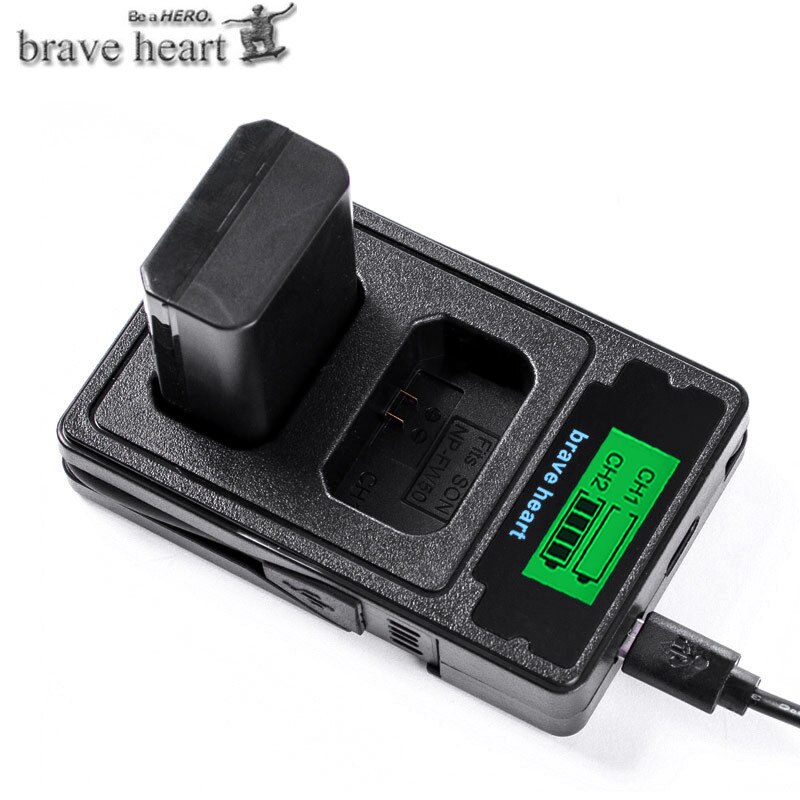 Brave heart-batería 4x NP-FW50 NP FW50 NPFW50, para Sony NEX 5T 5R 5TL 5N 5C 5CK A7R A7 F3 3N 3CA55 A37 A5000