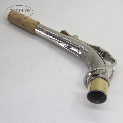 Cuello para saxofón Alto Chapado en níquel, accesorios para saxofón,: Nickel plating