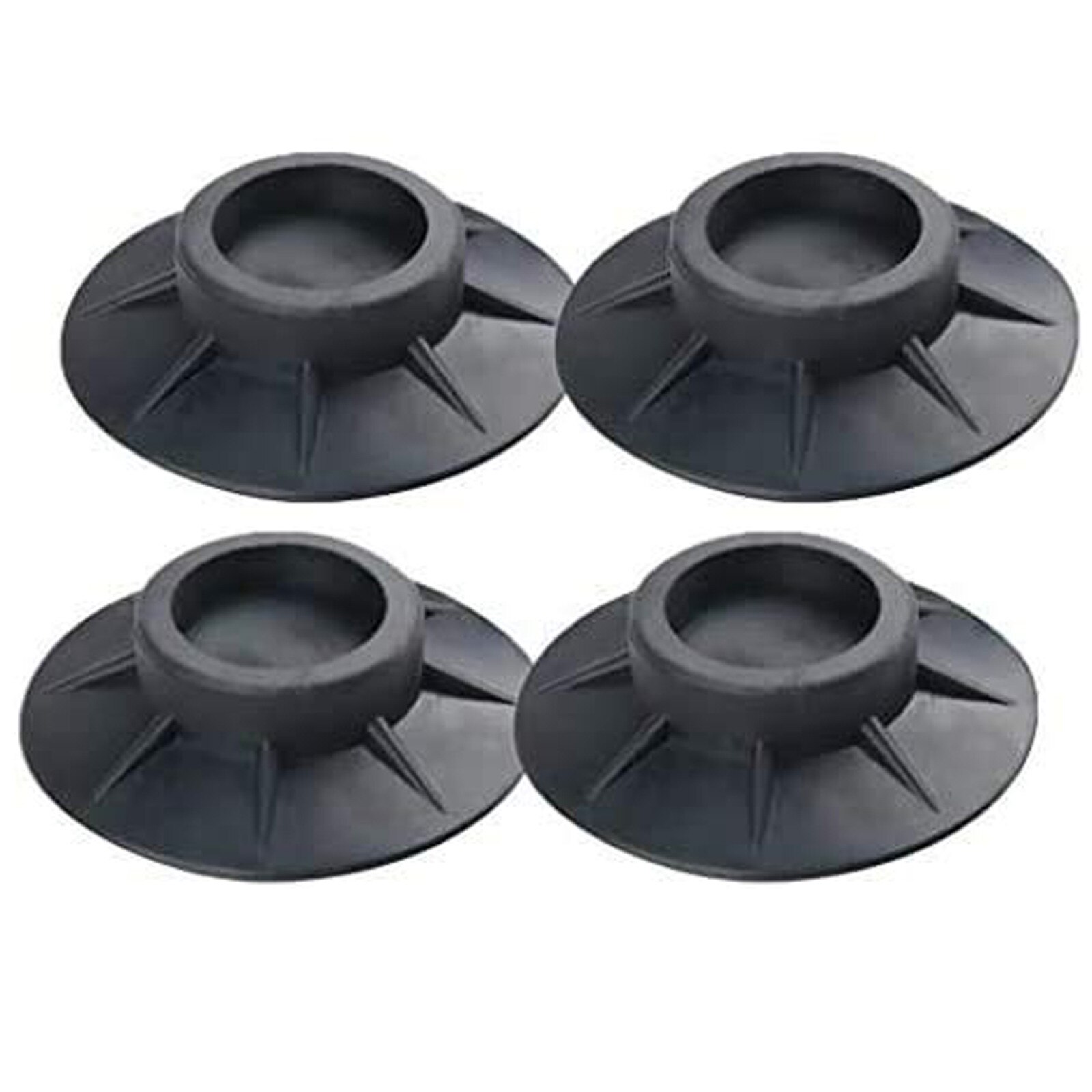 4PCS/Set Black Rubber Leg Anti-Vibration Non-Slip ... - Grandado