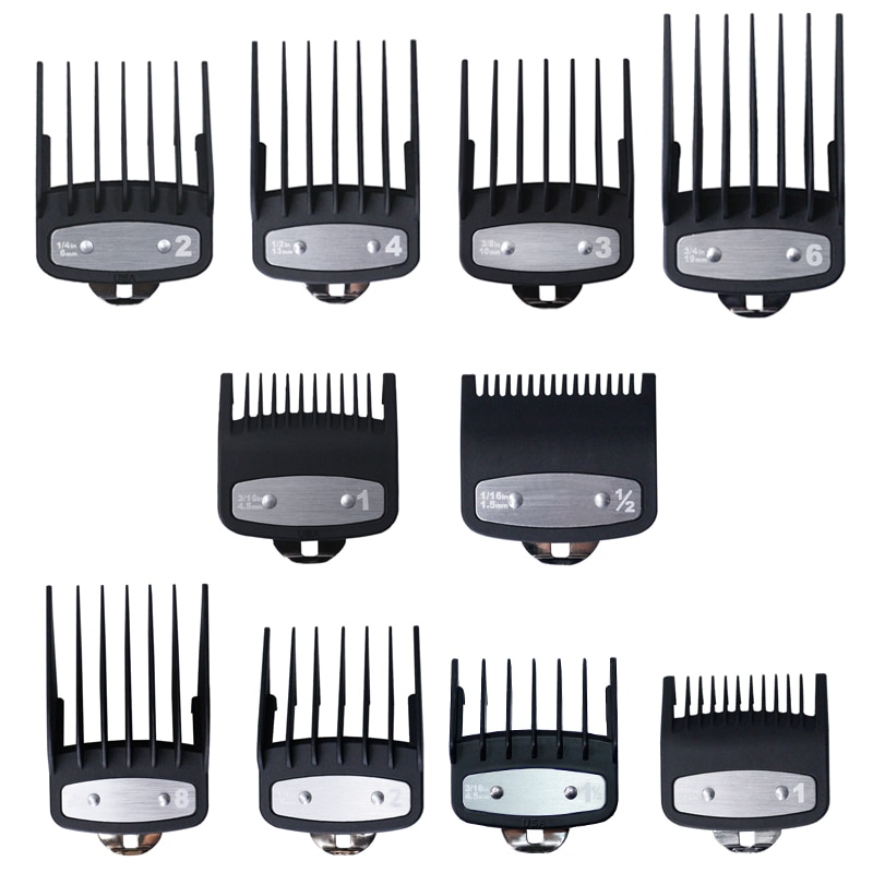 10 sizes black guide comb sets extra 1.5/4.5 mm cl... – Vicedeal