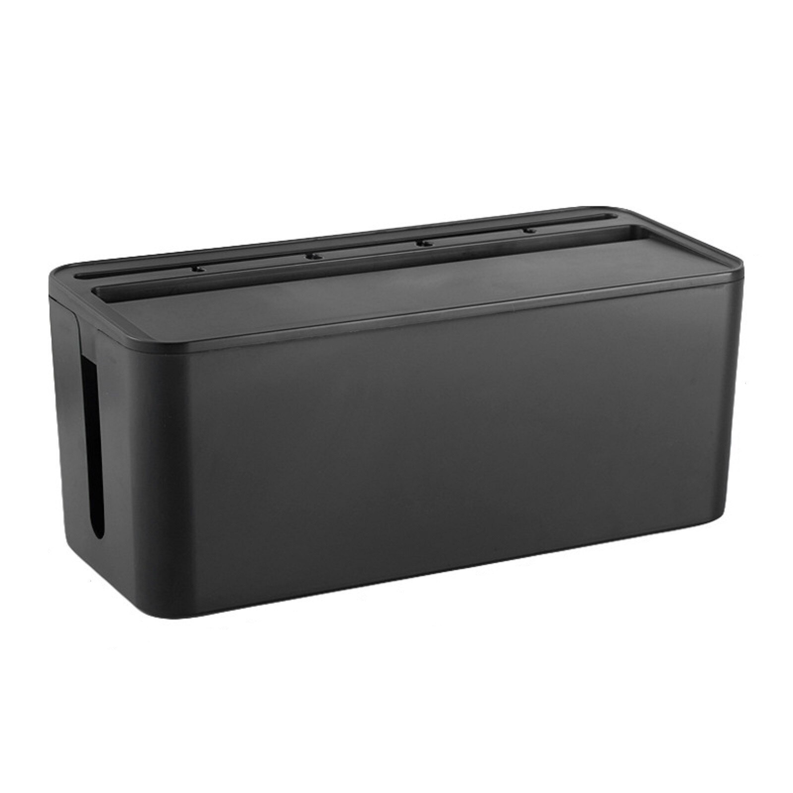 40# Cable Storage Box Charger Wire Management Power Strip Wire Case Anti- Dust Charger Socket Organizer Network Line Storage Bin: B