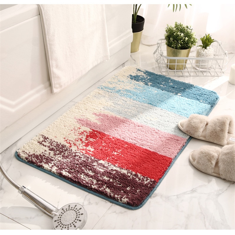 offre spéciale flocage maison porte tapis antidérapant ménage salle de bain salle de bain confortable bain Paddoor absorbant tapis porte tapis