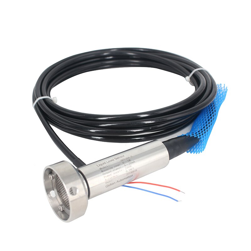 QDY30B Anti Blocking Liquid Level Sensor Septic Tank Level Transmitter Level Transducer 4-20mA Output, DC24V