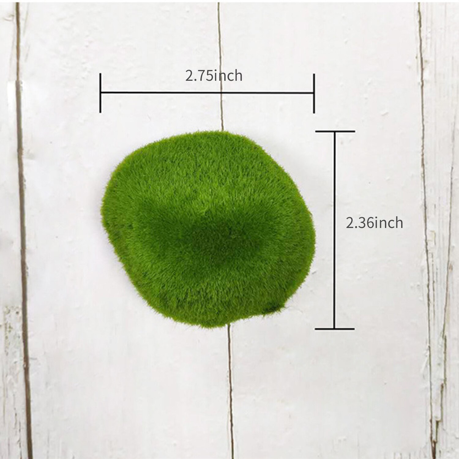 6 unids/set musgo rocas del Faux verde cubierta de musgo piedras para decoración de jardín 3 tamaños de piedra Artificial