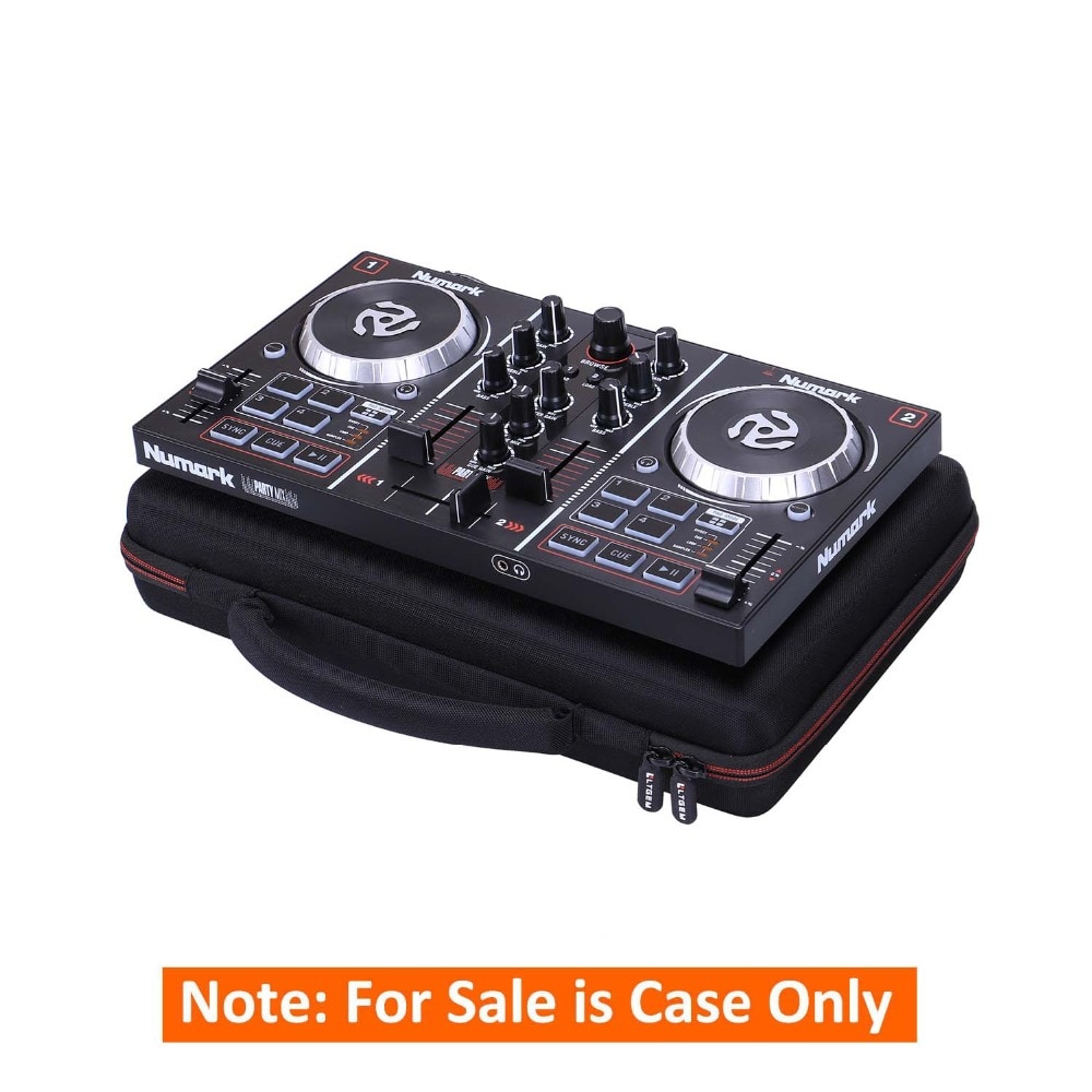 Ltgem eva hard case for numark party mix | starter dj -kontroller - reisebeskyttende oppbevaringspose