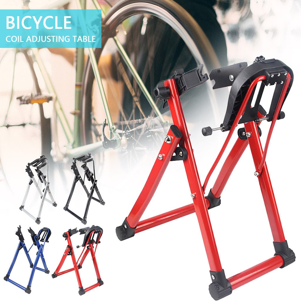 Bike Holder Reparatie Stand Verstelbare Hoogte Sport Parking Rack Monteur Vloer Display Fiets Onderhoud Holding Ringen #2