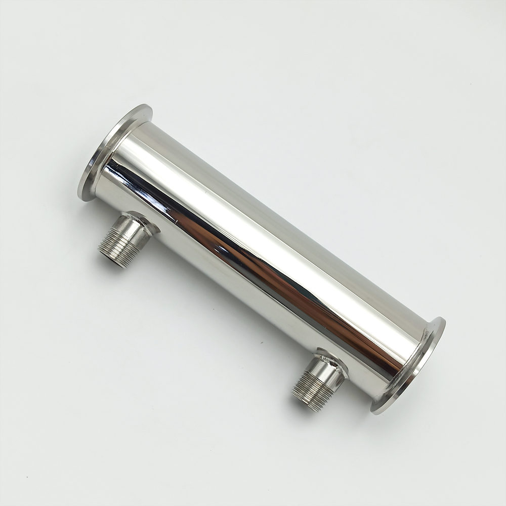 Dephlegmator 2" 51mm(OD64mm)304Stainless Steel Reflux Condenser Height 200mm Inside 8 Tubes For Moonshine Distillation Column