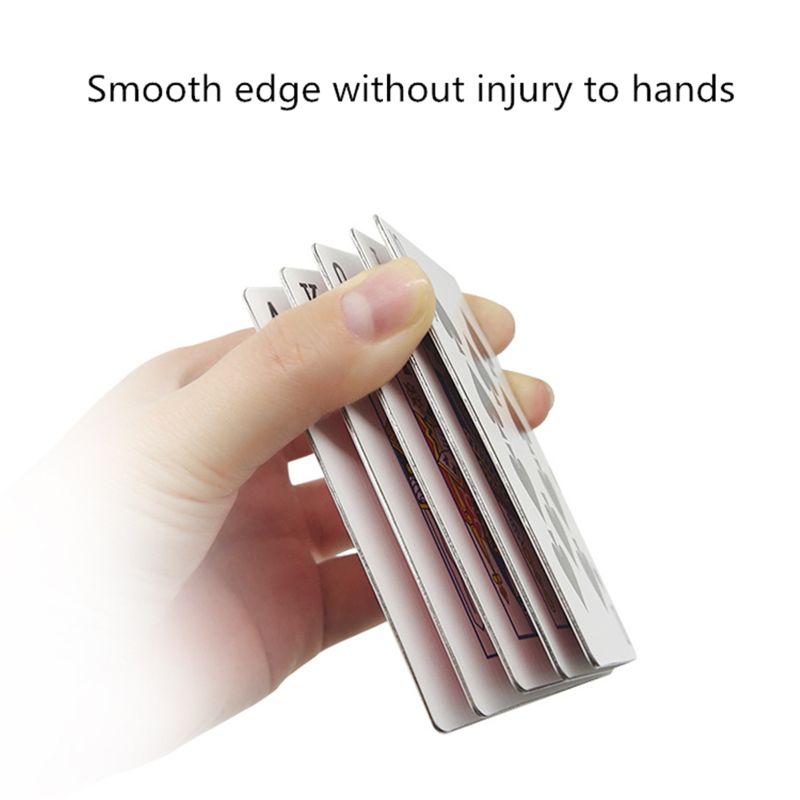 5pcs Metal Playing Card, Flying Card, Dart Magic Toy Tricks Props